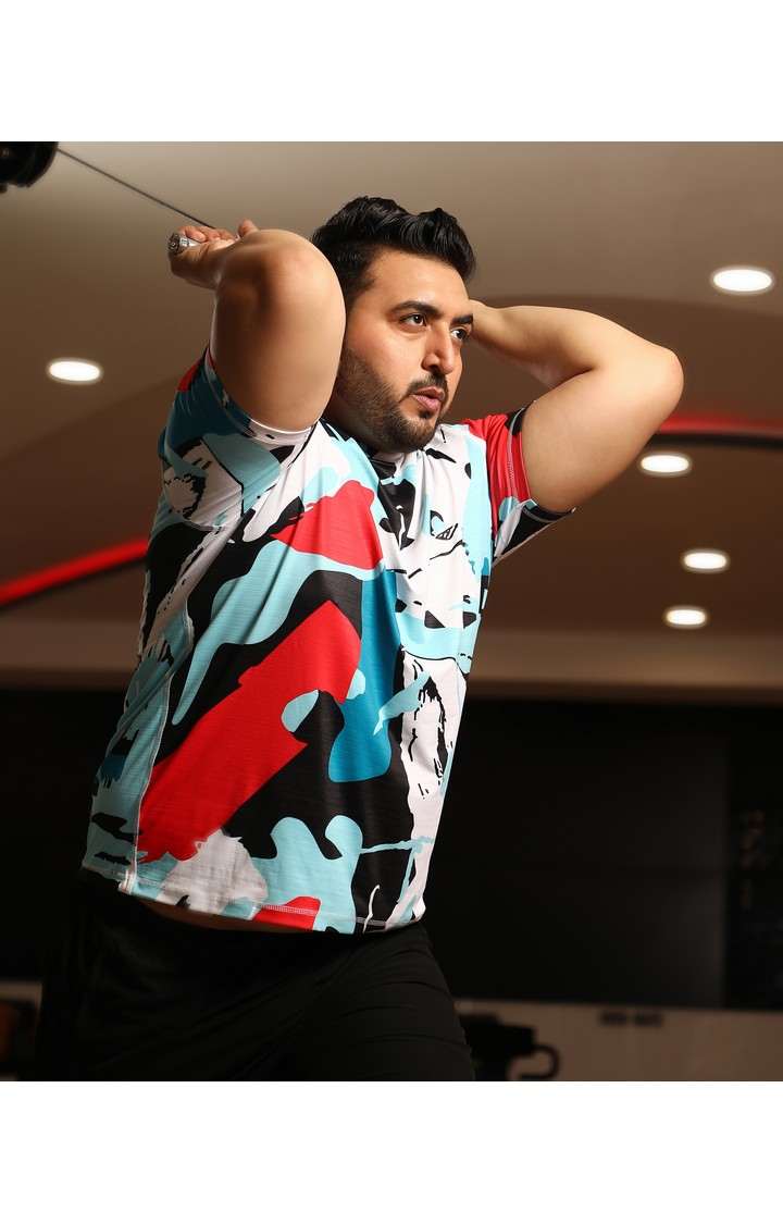 Men's Multicolor Printed T-Shirts
