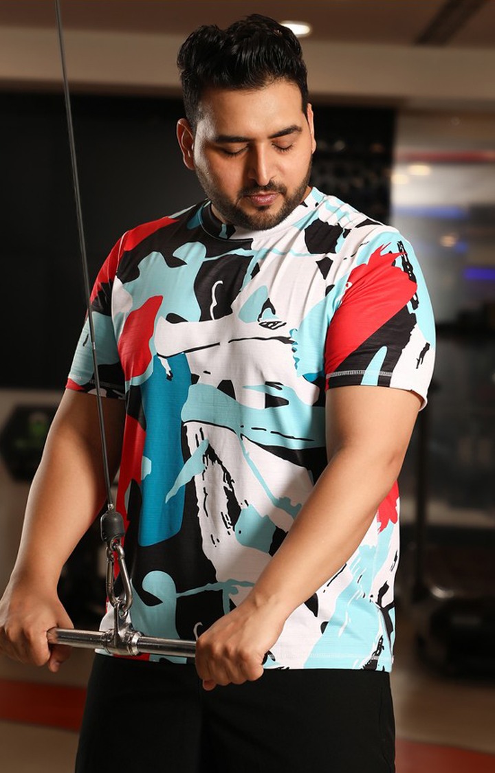 Men's Multicolor Printed T-Shirts