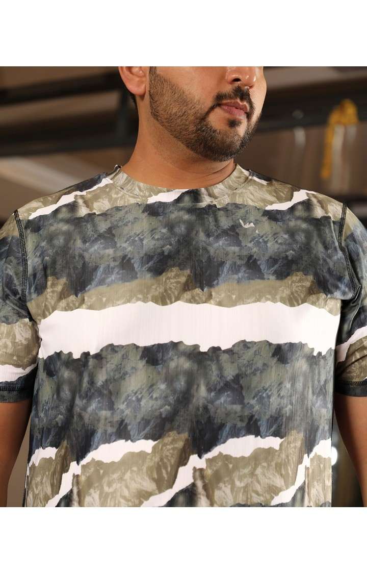 Men's Multicolor Printed T-Shirts