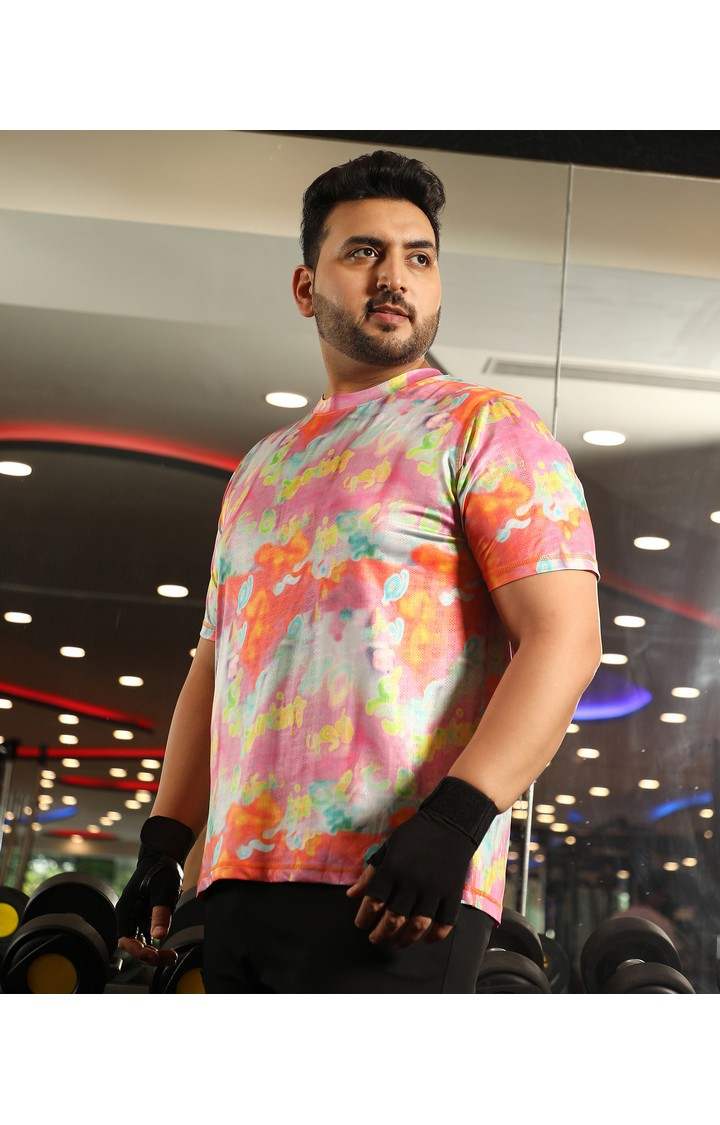 Men's Multicolor Printed T-Shirts