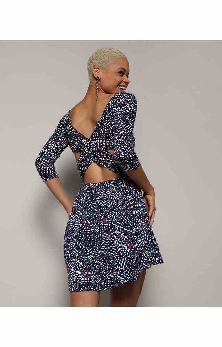 Women's Multicolor Printed Dresses