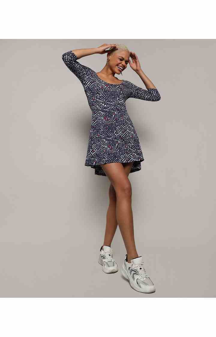 Women's Multicolor Printed Dresses