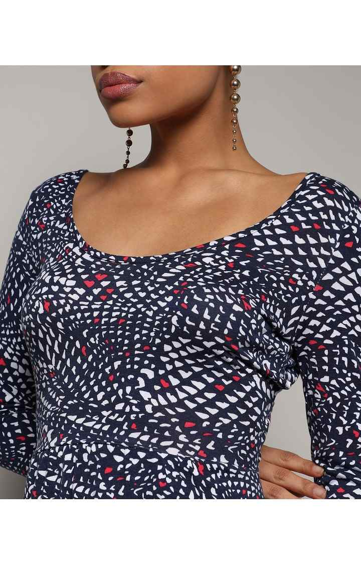 Women's Multicolor Printed Dresses