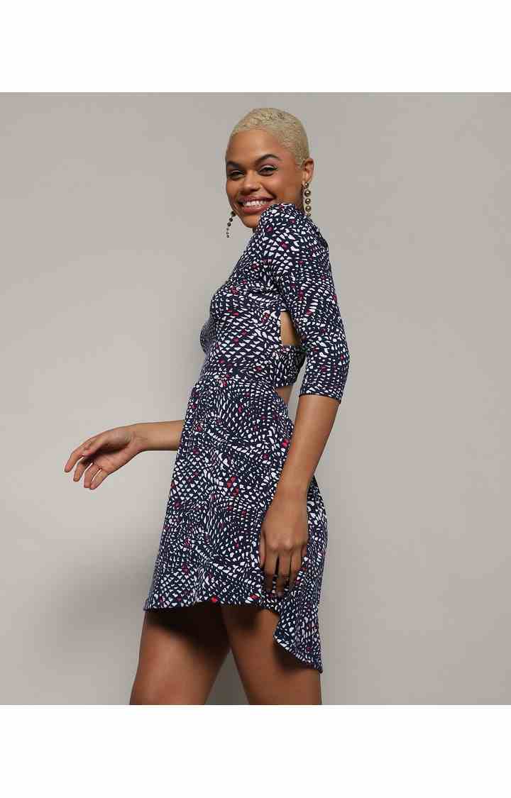Women's Multicolor Printed Dresses