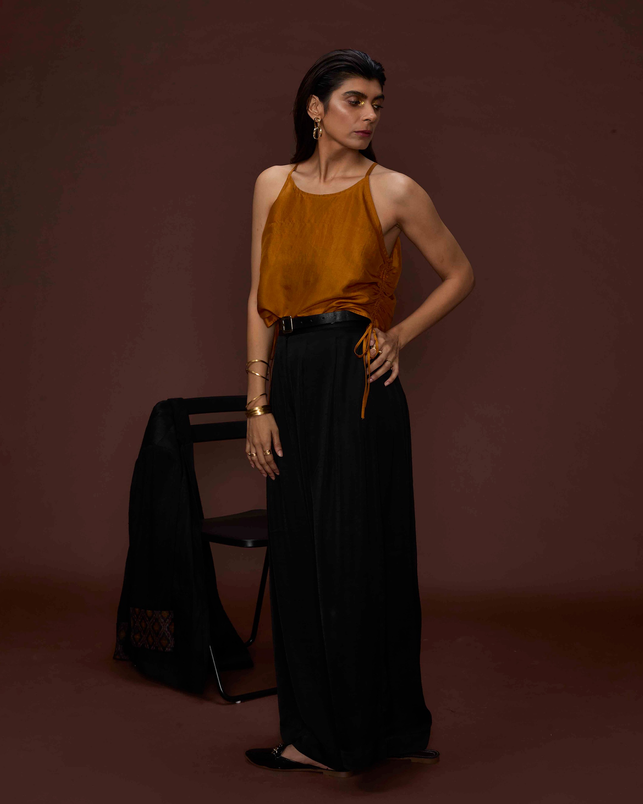 Golden Hour Ruched Top