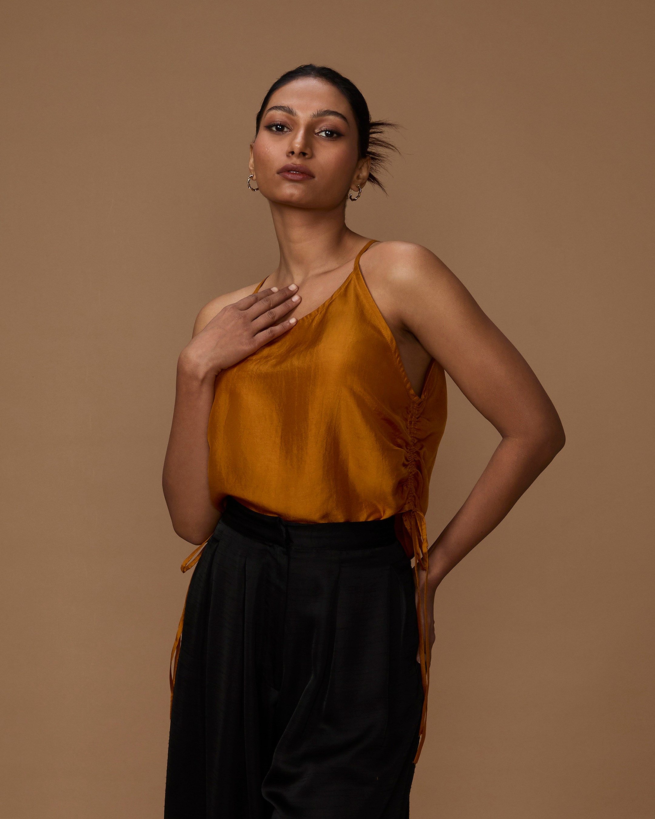 Golden Hour Ruched Top