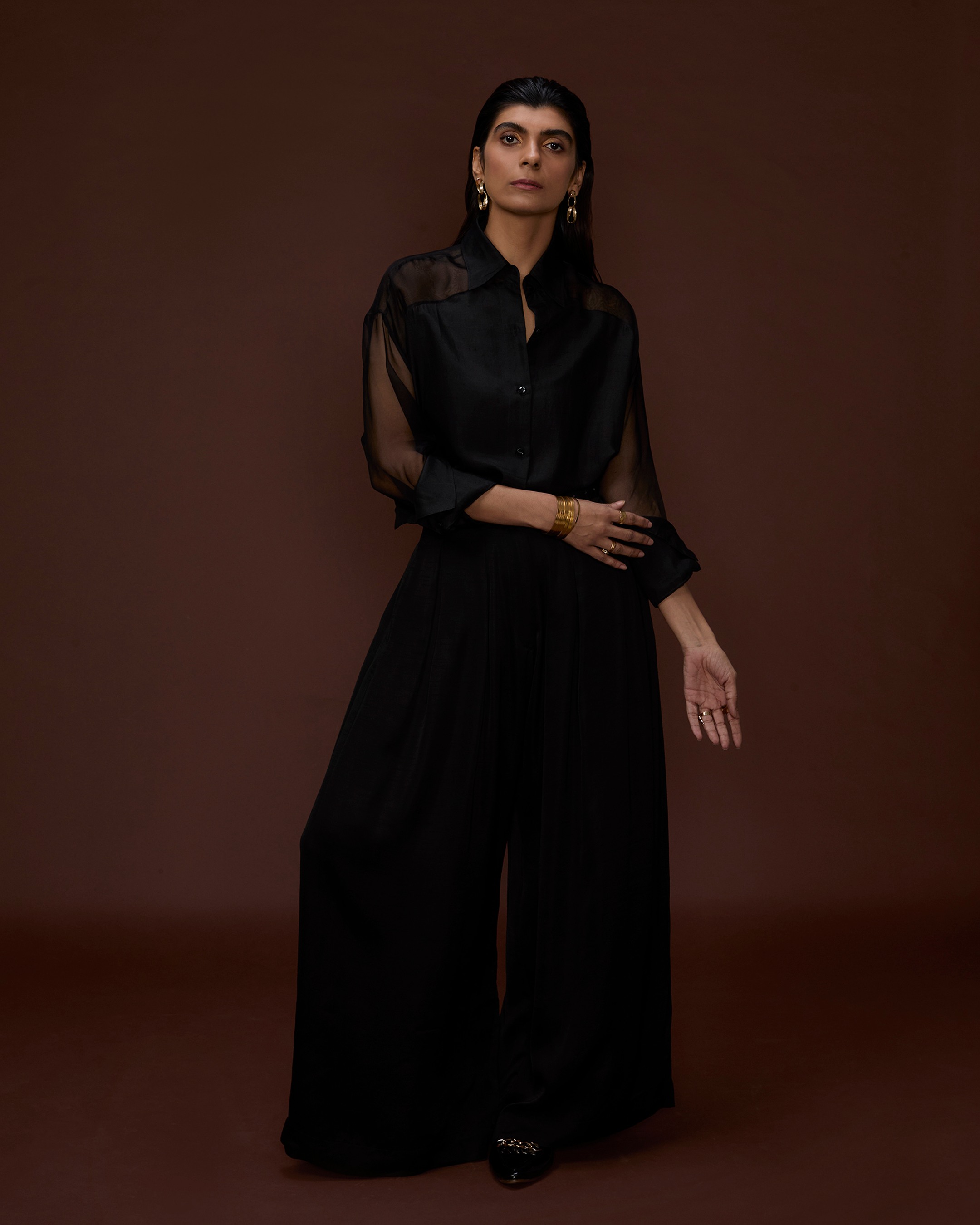 Oversized Organza Shirts