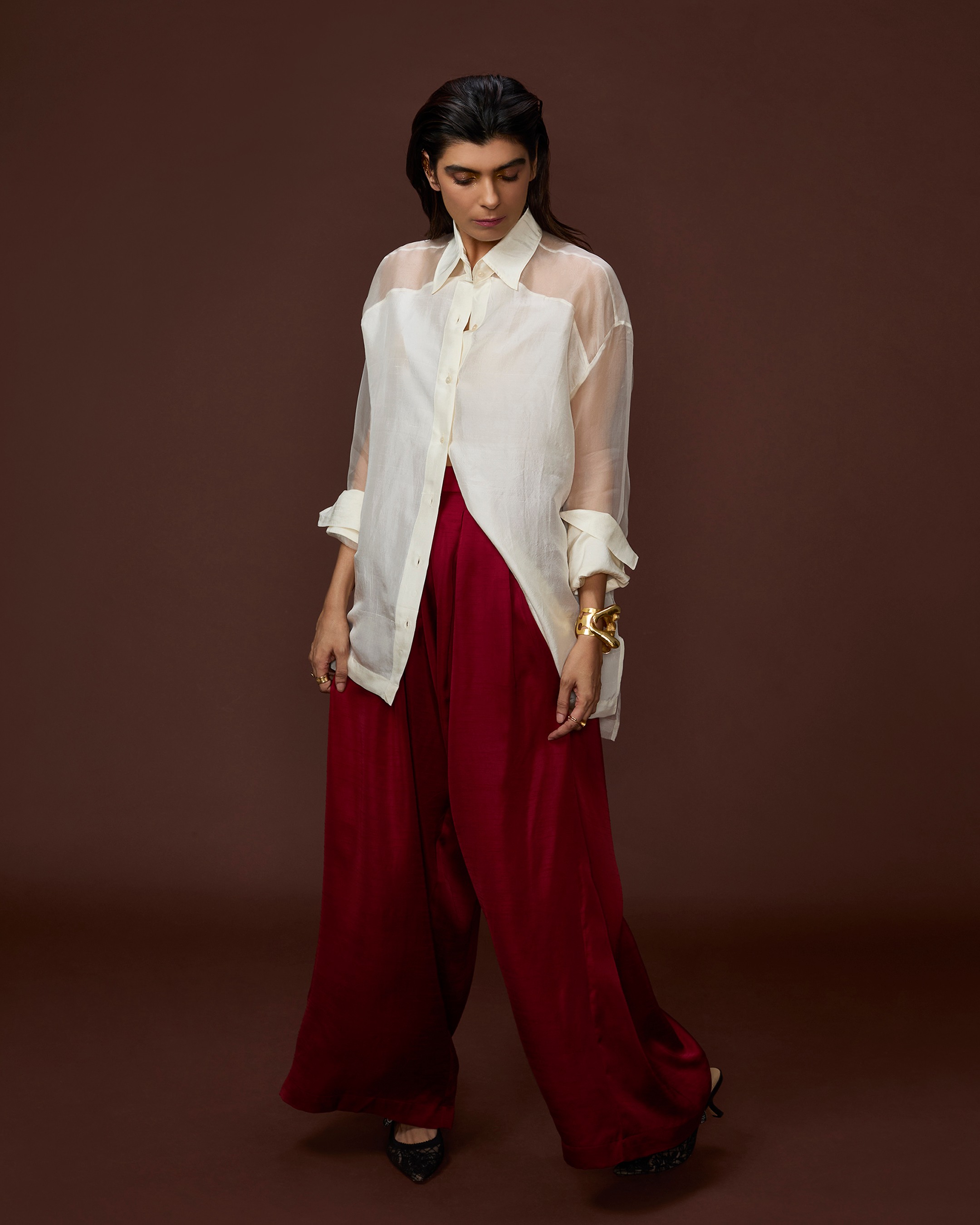Oversized Organza Shirts