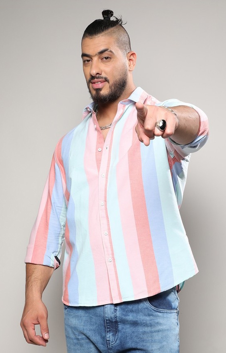 Men's Multi Striped Casual Shirts