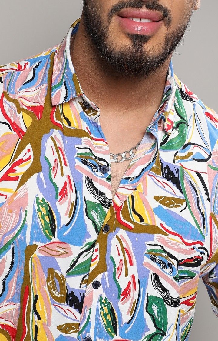 Men's Multi Printed Casual Shirts