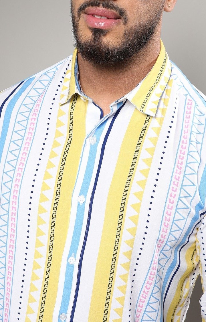 Men's Multi Striped Casual Shirts