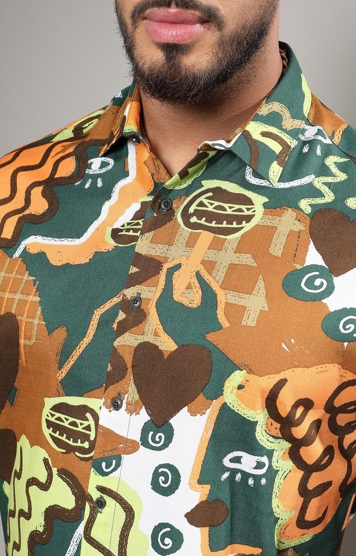 Men's Multi Printed Casual Shirts