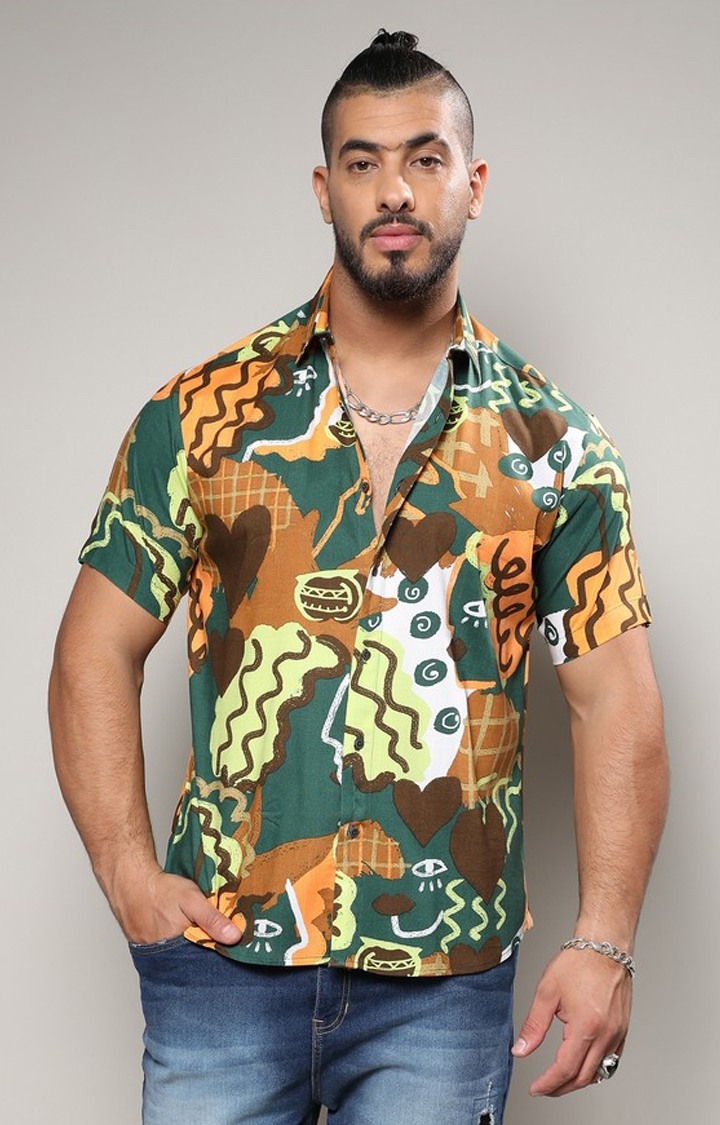 Men's Multi Printed Casual Shirts