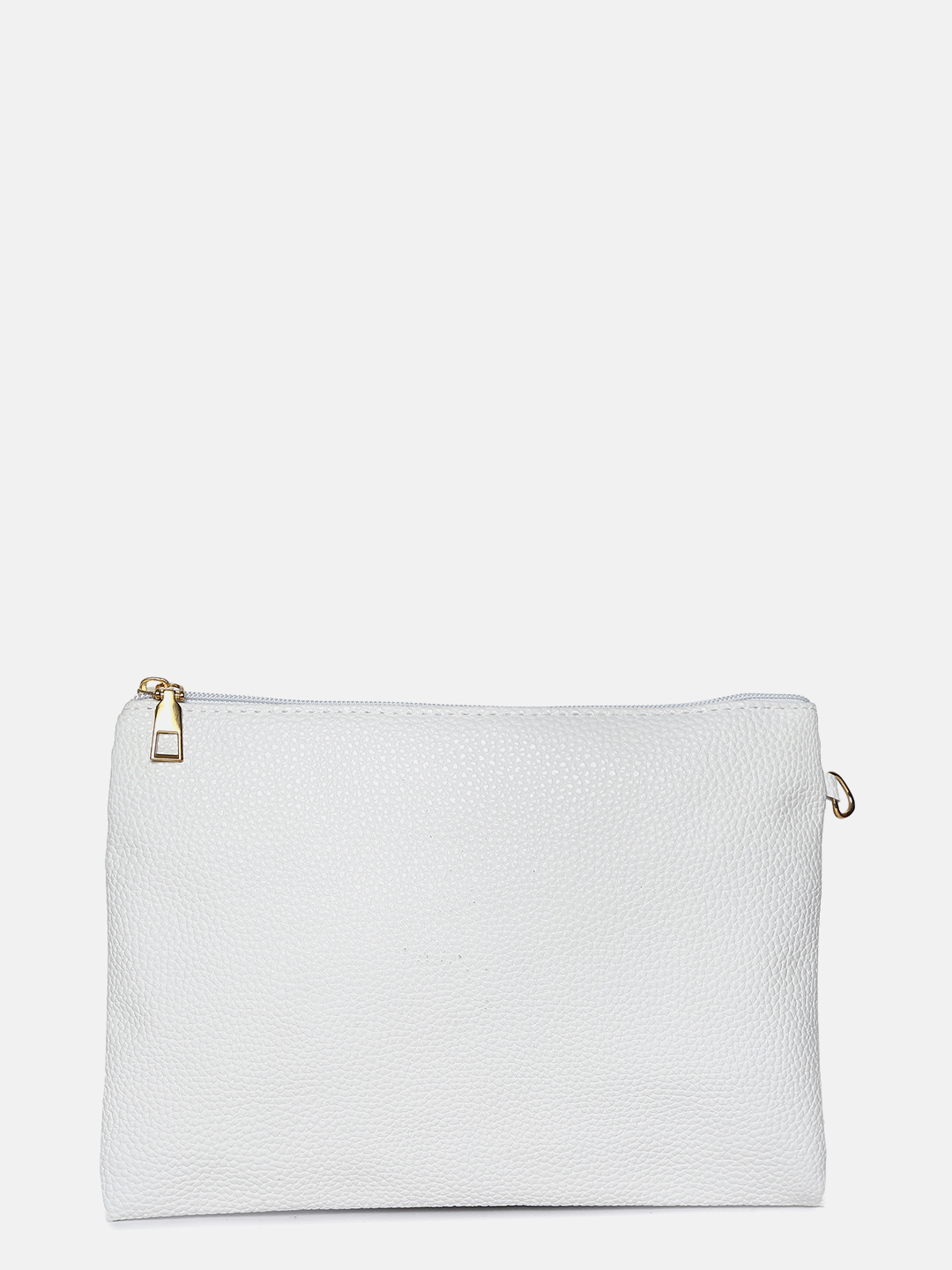 Haute Sauce By Campus Sutra White Pu Clutch Bags