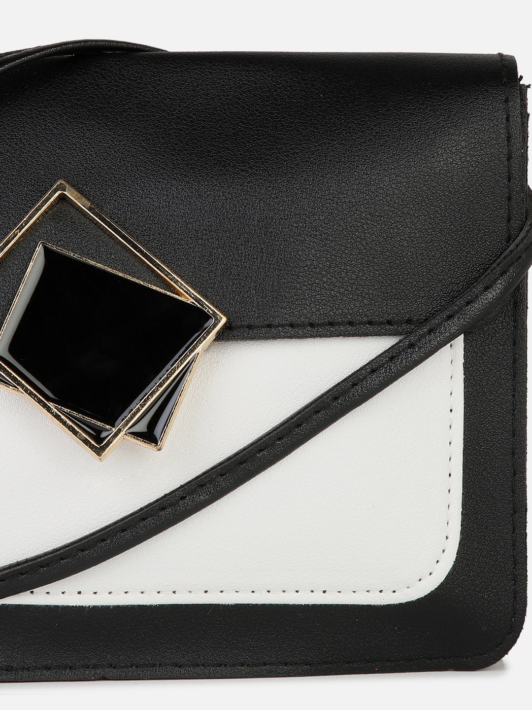 Haute Sauce By Campus Sutra Black Pu Clutch Bags