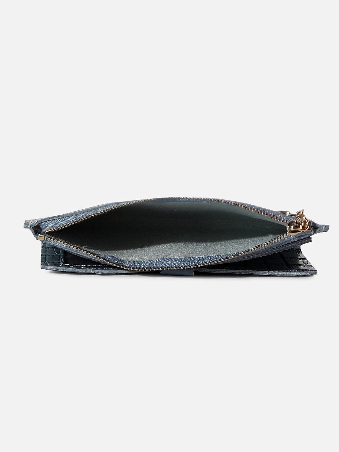 Haute Sauce By Campus Sutra Women Textured Vegan Leather Zip Around Wallet