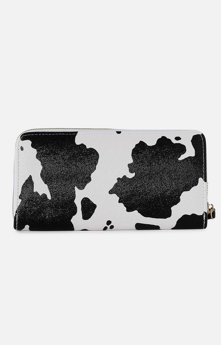 Haute Sauce By Campus Sutra Women Printed Vegan Leather Two Fold Wallet
