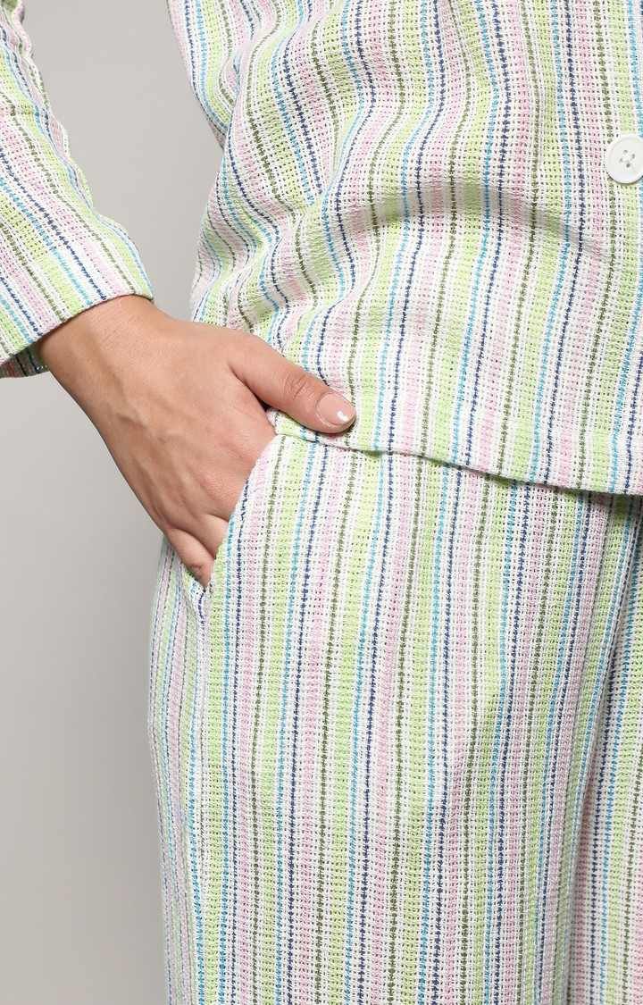 Women's Multi Striped Co-ords