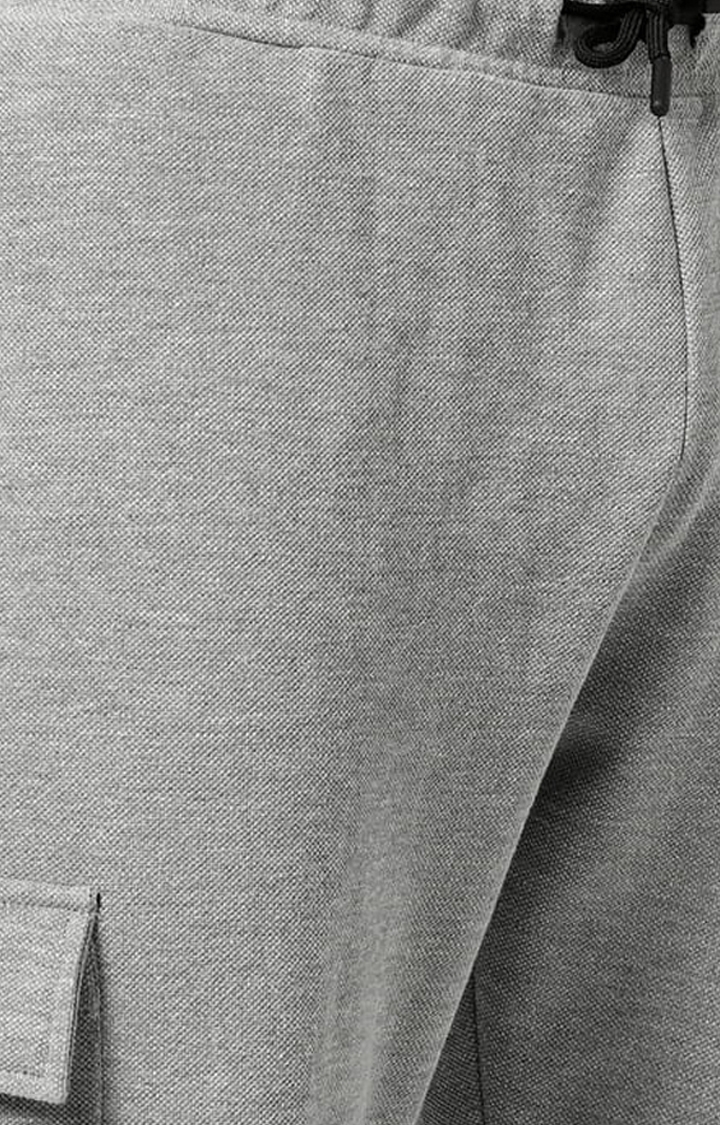 Men's Solid Grey Regular Fit Trackpant