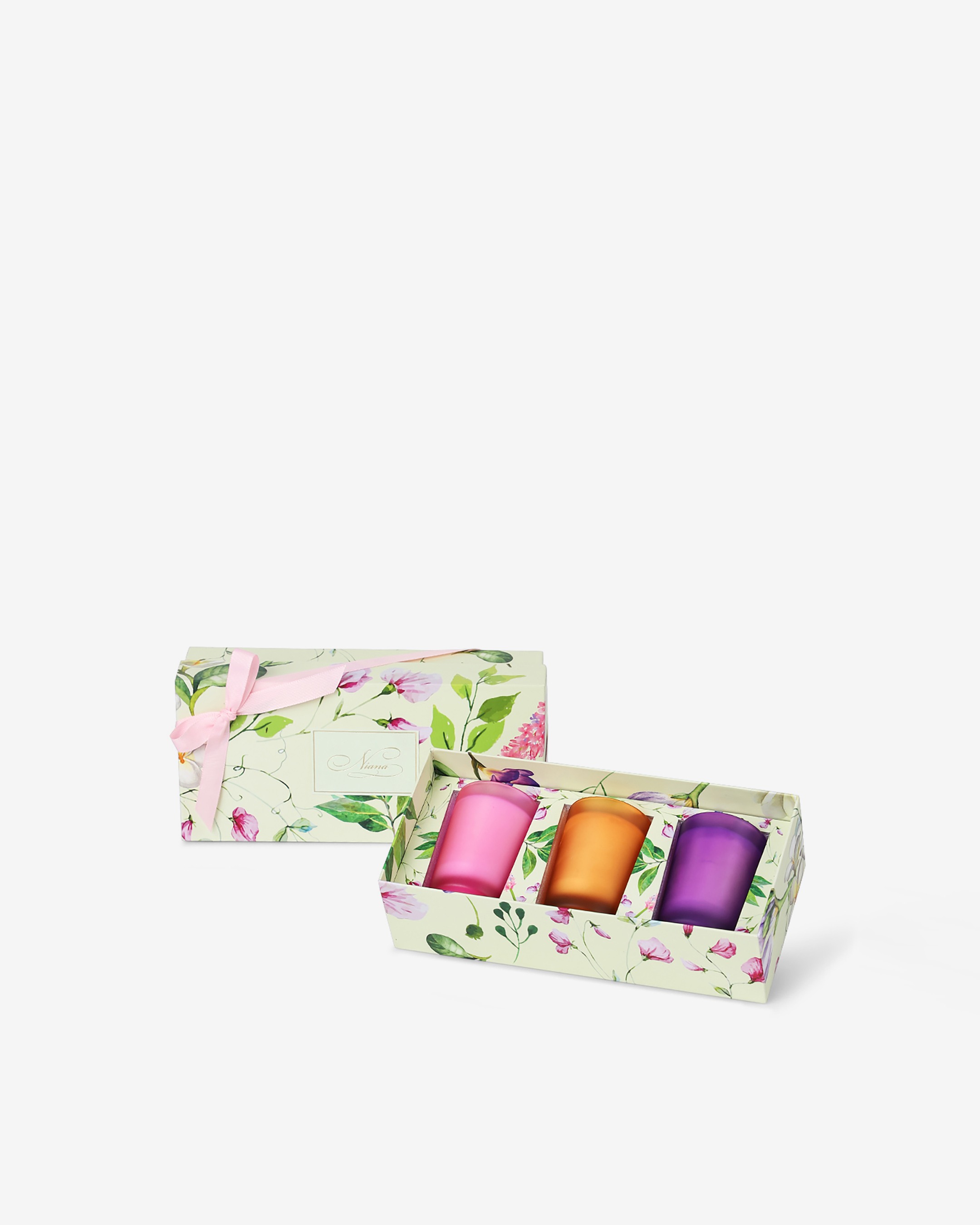 Spring Summer Candle Trio- Hyacinth, Orange Flower, Sweet Pea