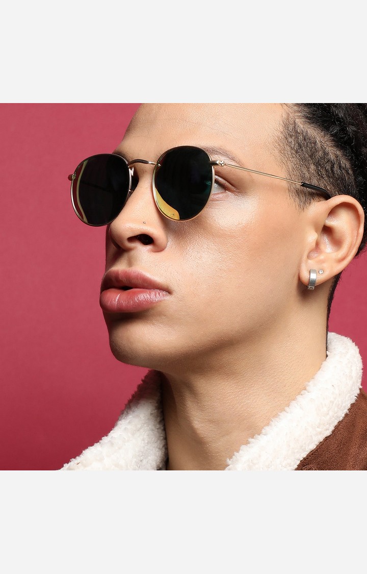 Haute Sauce By Campus Sutra Oval Sunglasses With Uv Protected Lens Ssm23_Hssg1386