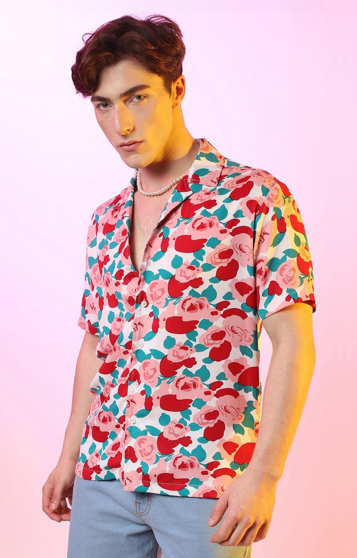 Men's Multi Floral Casual Shirts