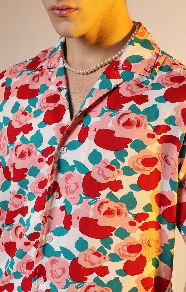 Men's Multi Floral Casual Shirts
