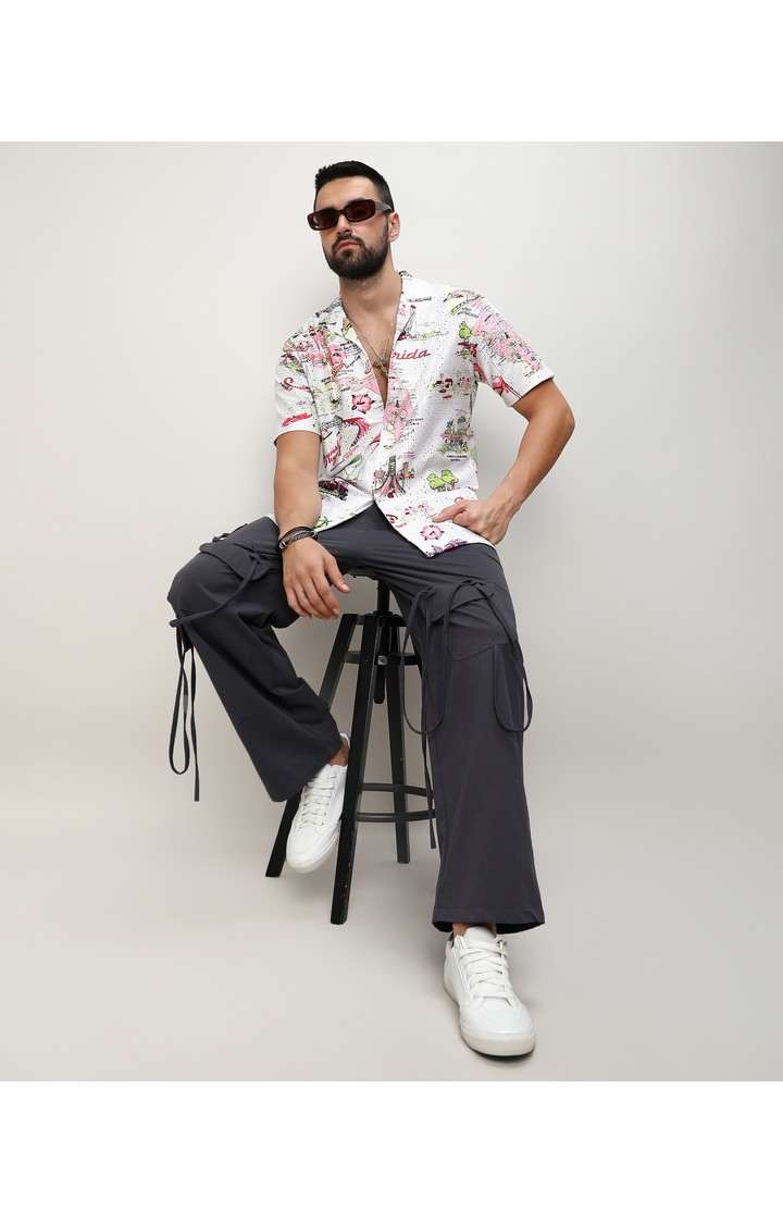 Men's Multicolor Printed Casual Shirts