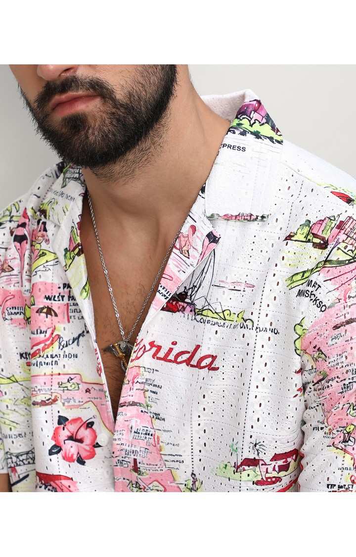 Men's Multicolor Printed Casual Shirts