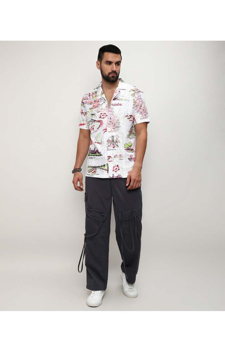 Men's Multicolor Printed Casual Shirts
