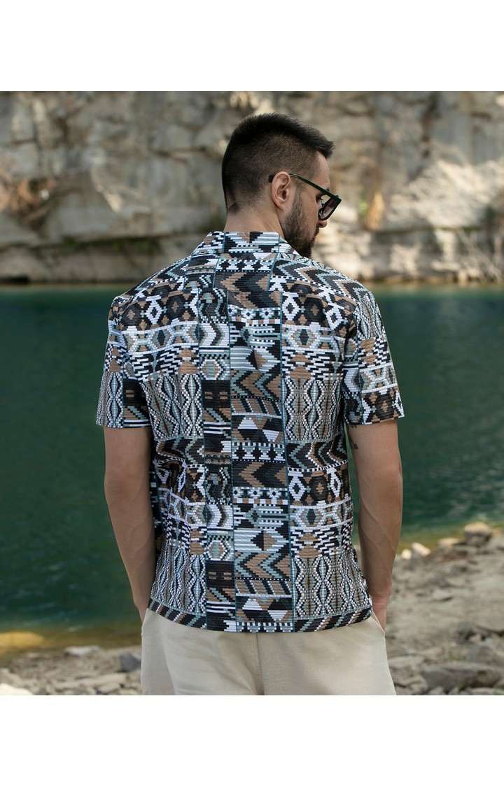 Men's Multicolor Printed Casual Shirts