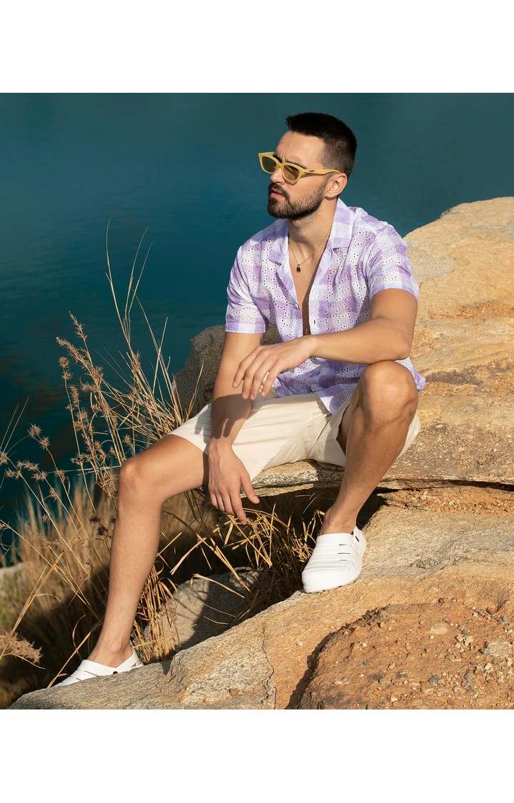 Men's Multicolor Checked Casual Shirts