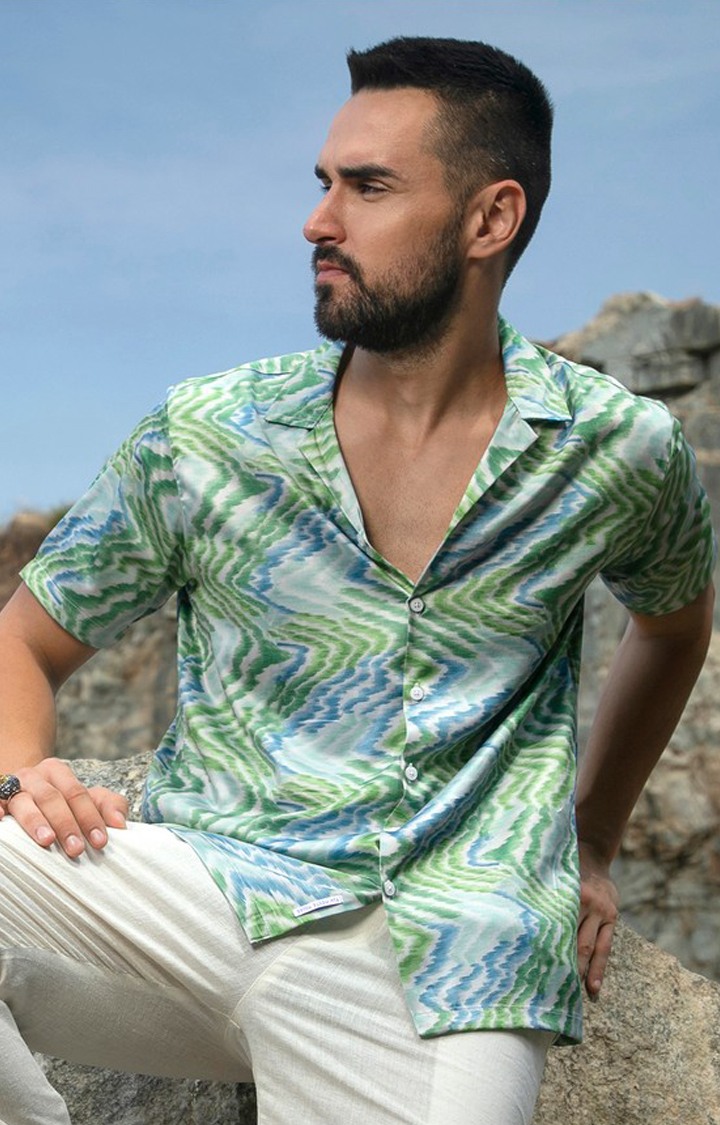 Men's Multicolor Printed Casual Shirts