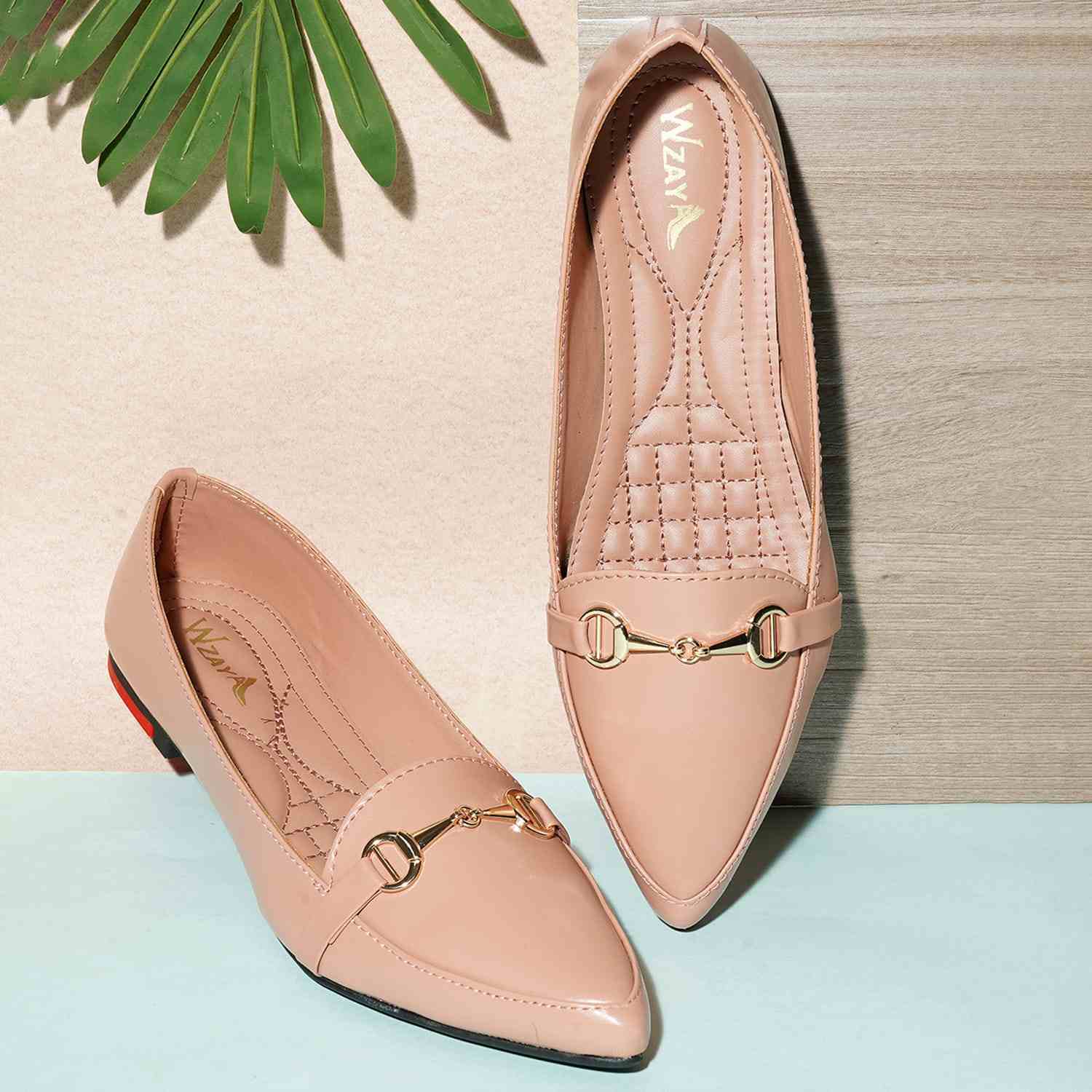 WZAYA  POINTED BELLIES BABY PINK