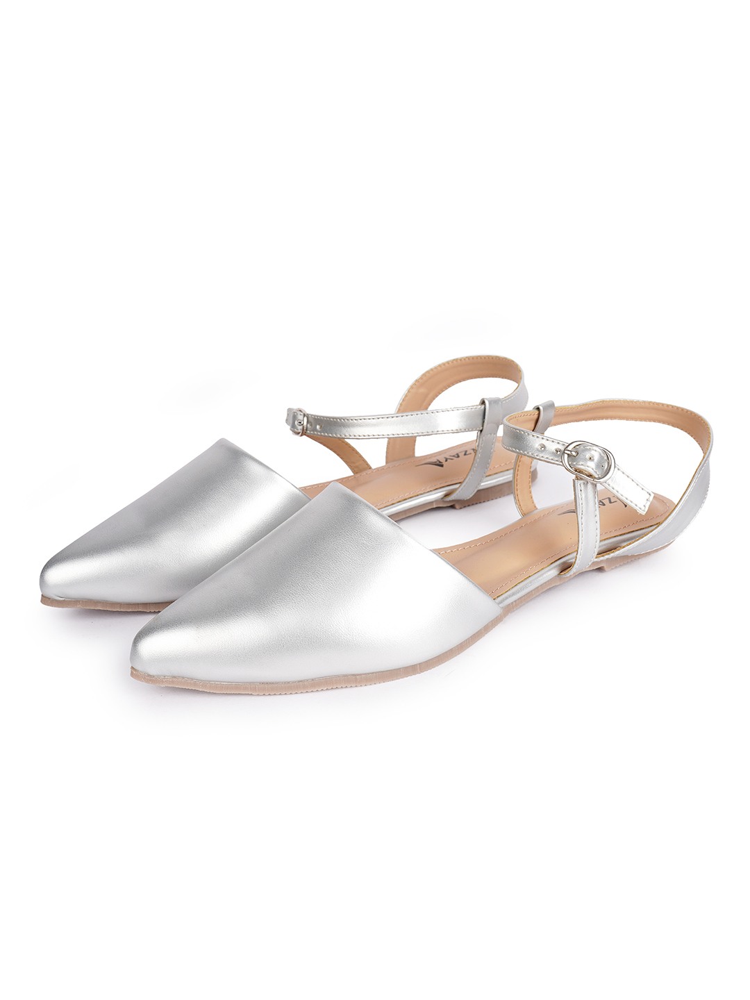 Women Pointed Toe Strappy Mules