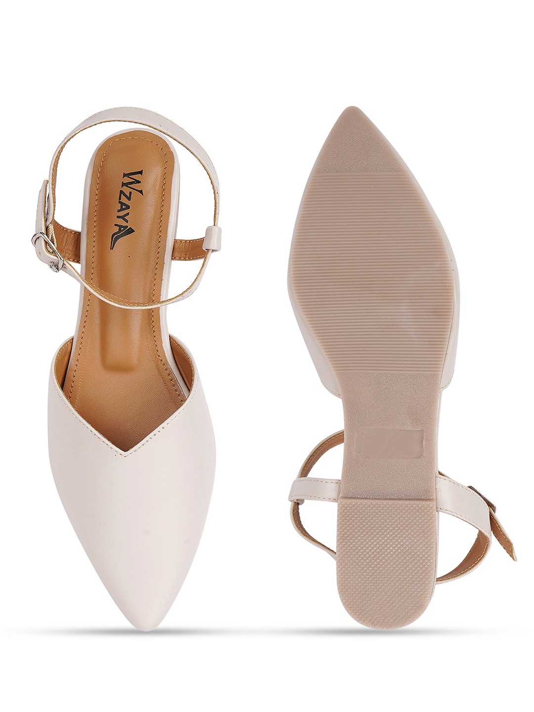 Women Pointed Toe Strappy Mules