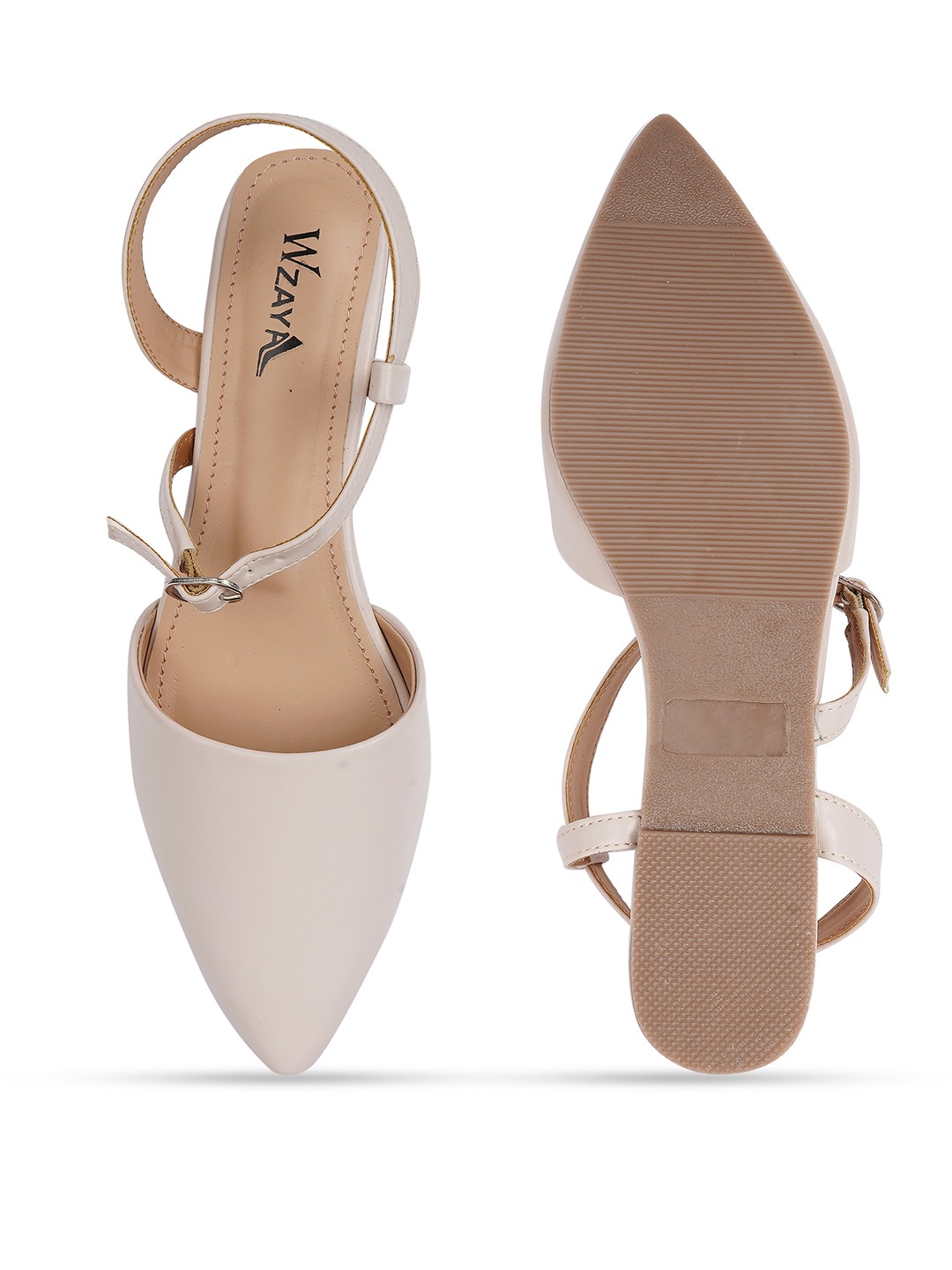 Women Pointed Toe Strappy Mules