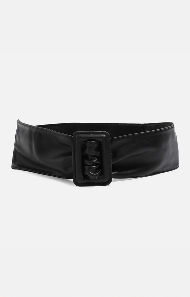Haute Sauce By Campus Sutra Black Solid Single Clothing Accessory