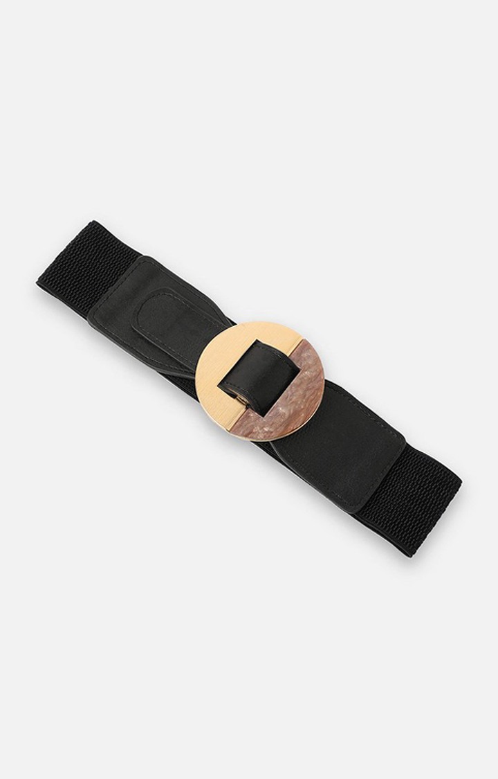 Haute Sauce By Campus Sutra Black Solid Single Clothing Accessory
