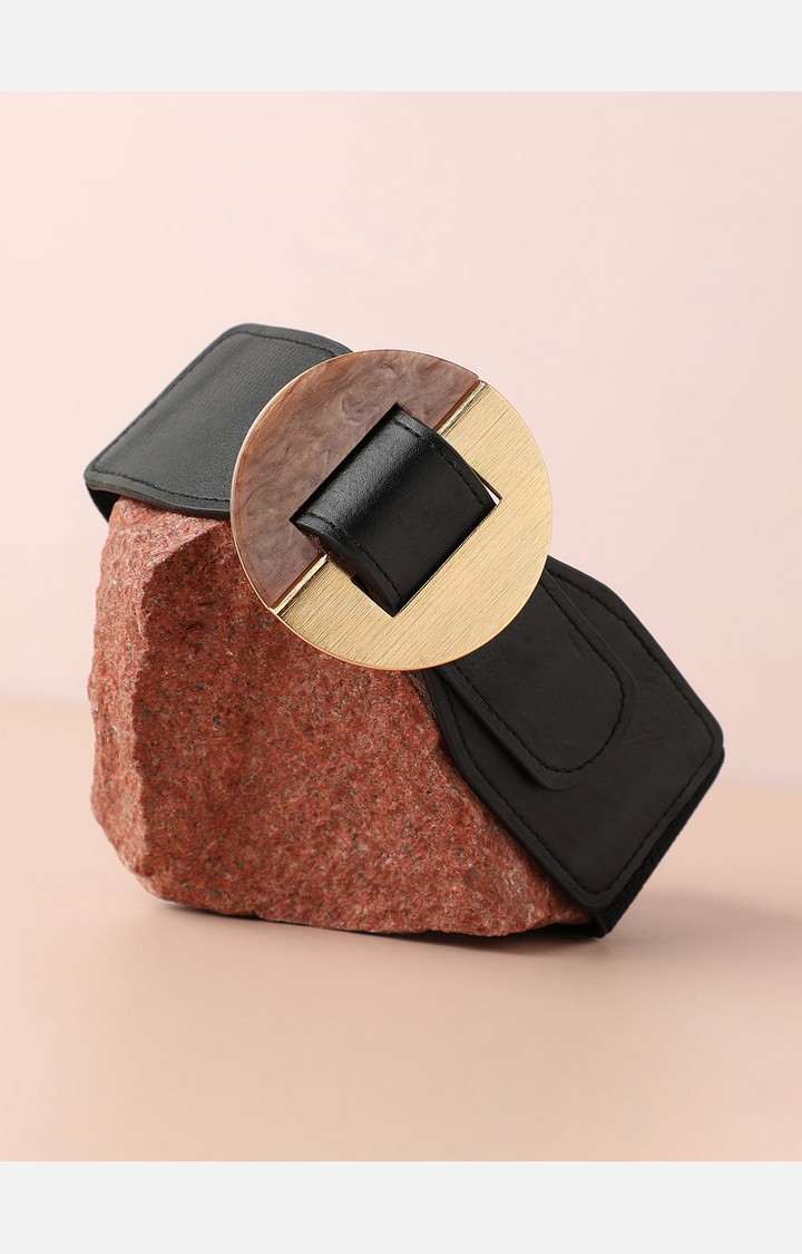 Haute Sauce By Campus Sutra Black Solid Single Clothing Accessory