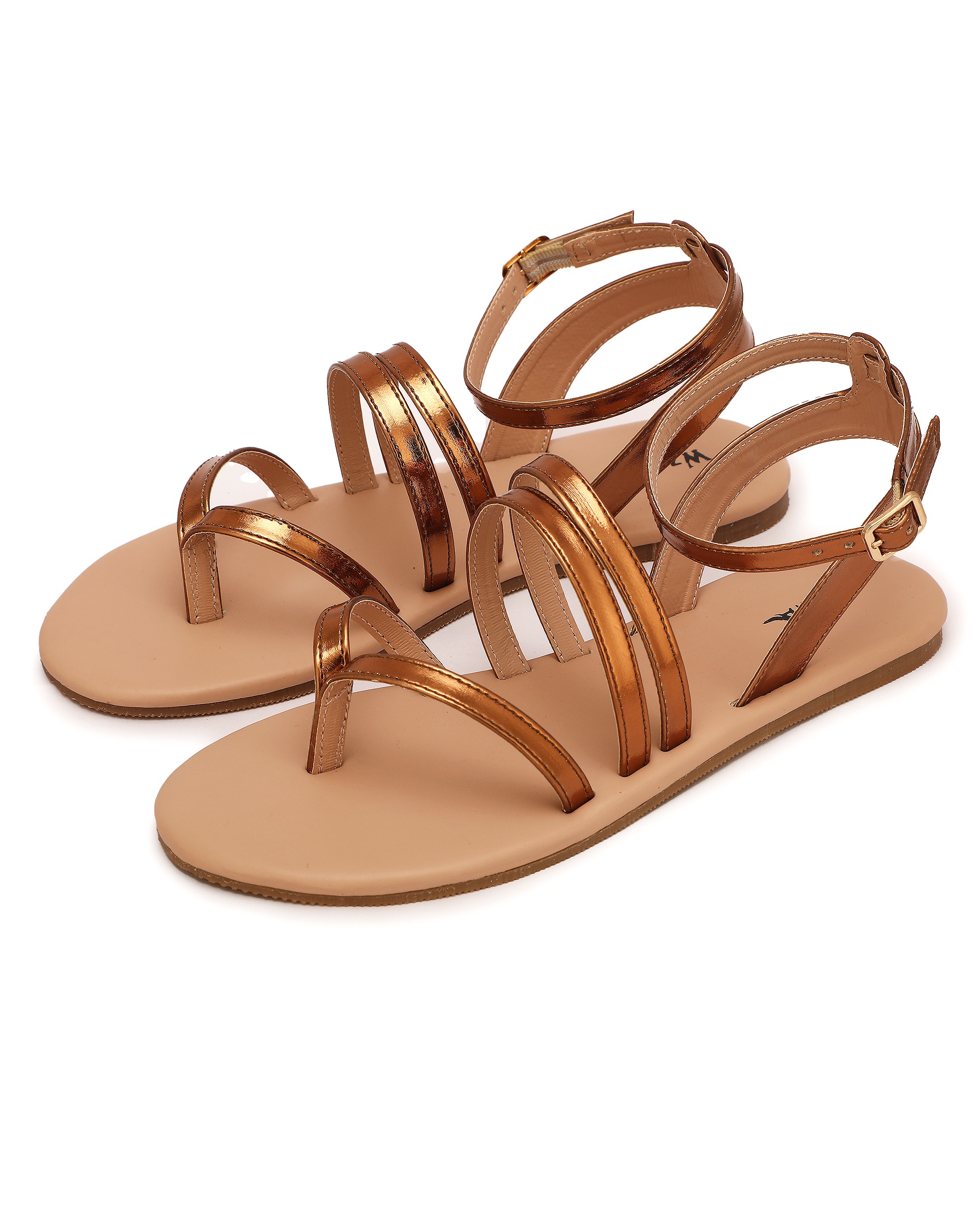 wzaya bronze sandals
