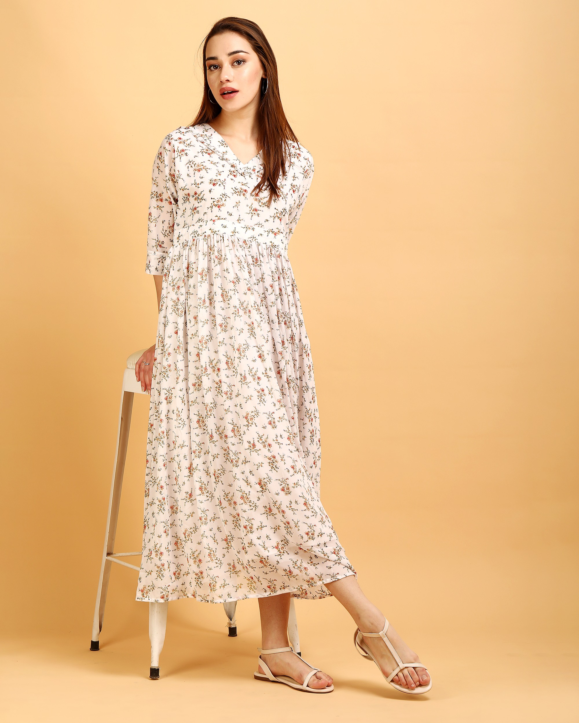 wzaya cream sandals