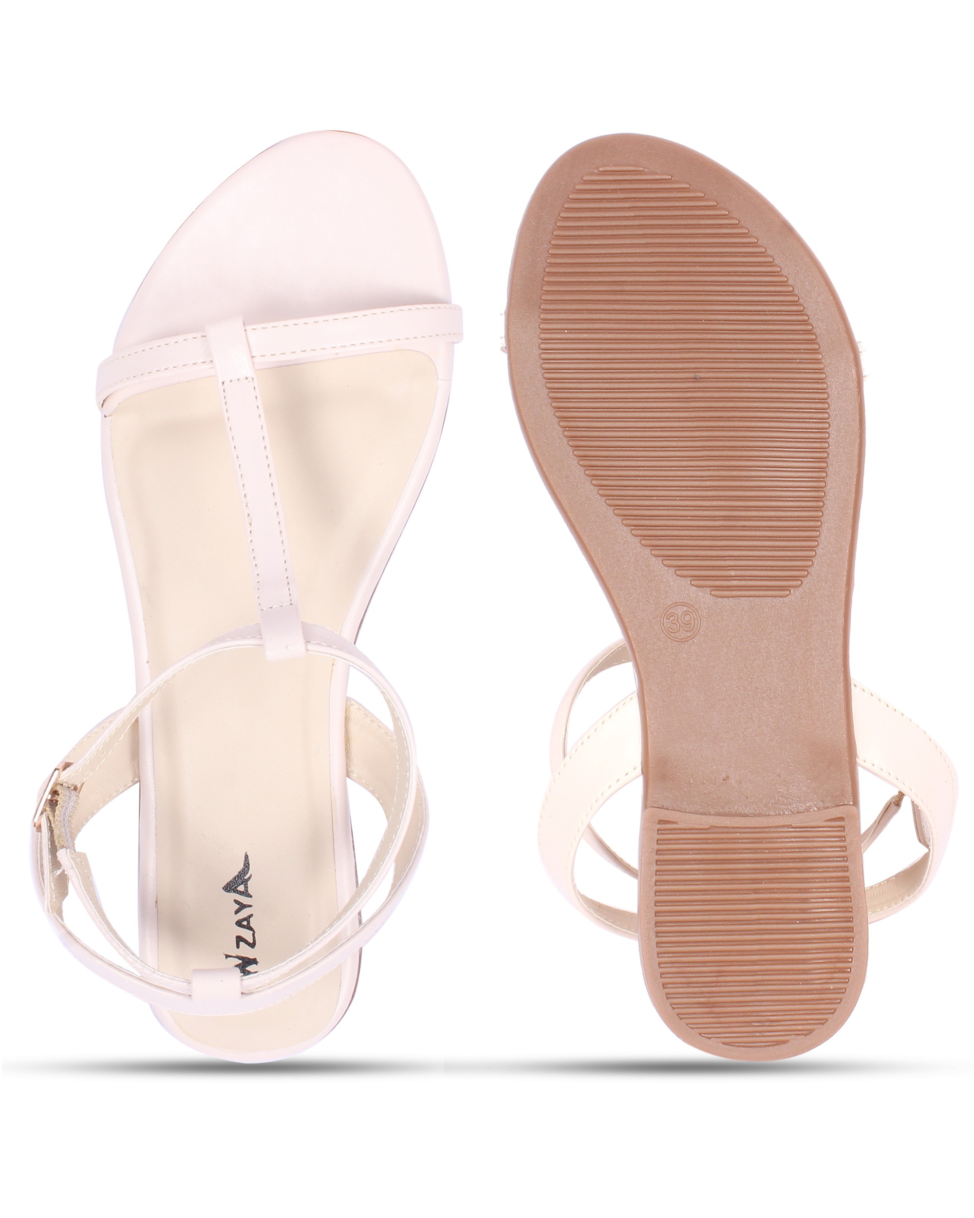 wzaya cream sandals