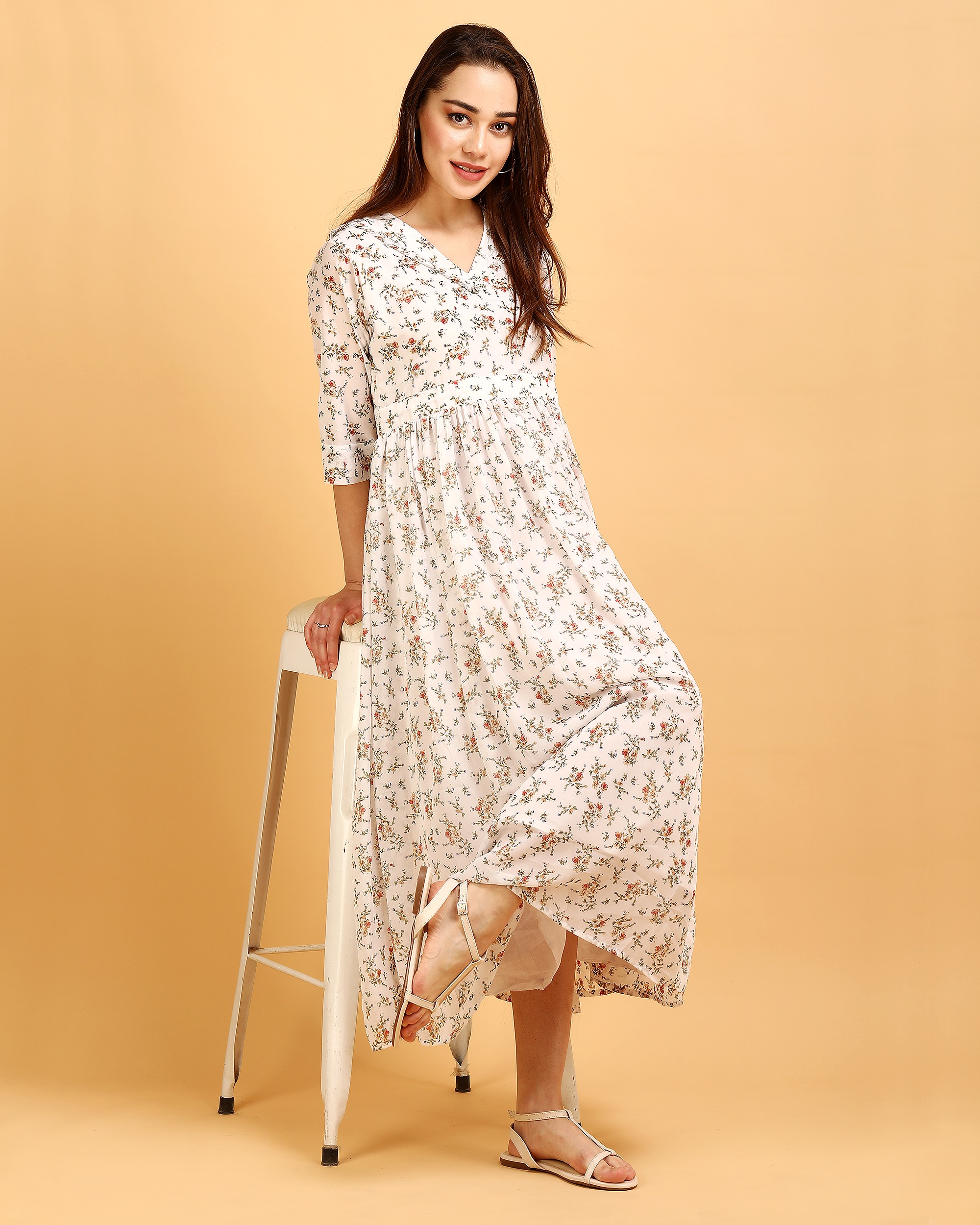 wzaya cream sandals