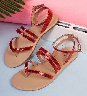 wzaya red sandals