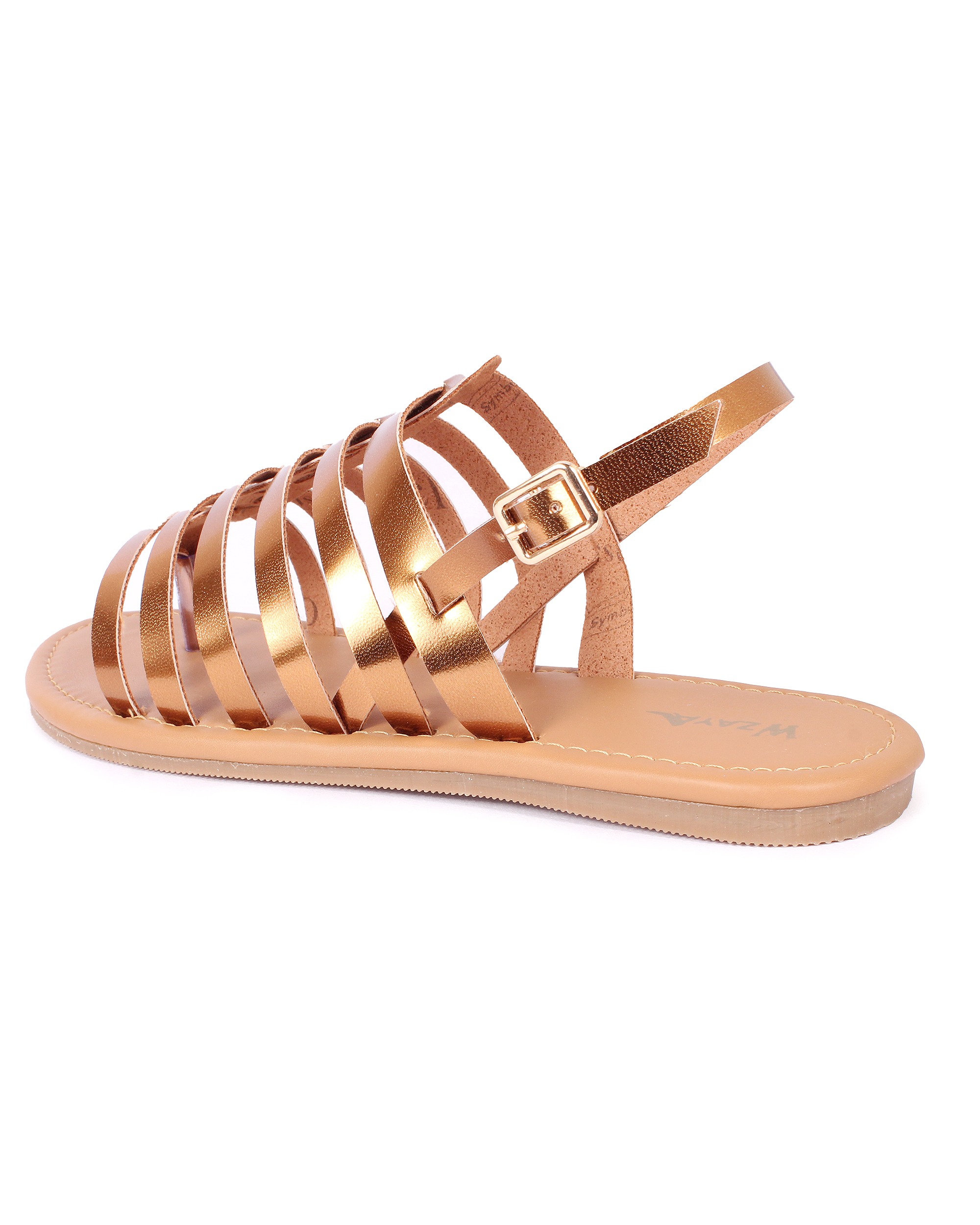 wzaya rose gold sandals