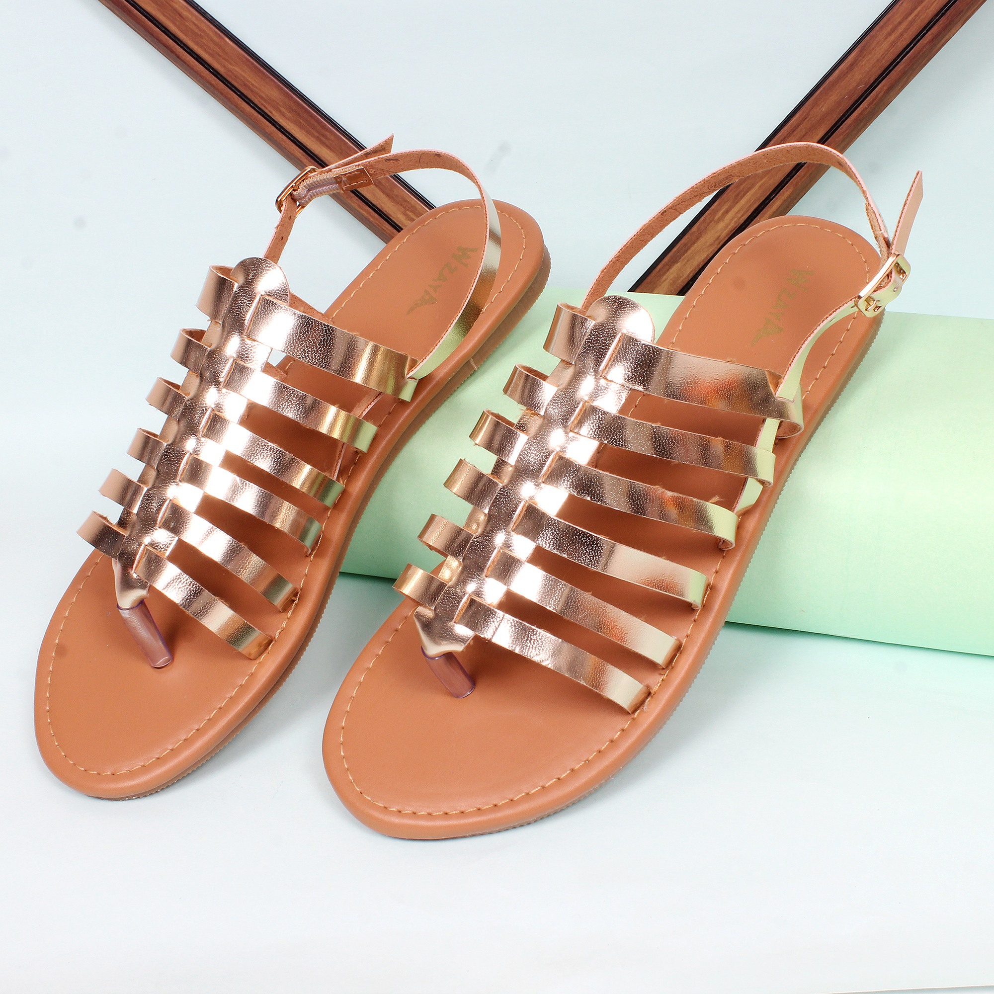 wzaya rose pink sandals