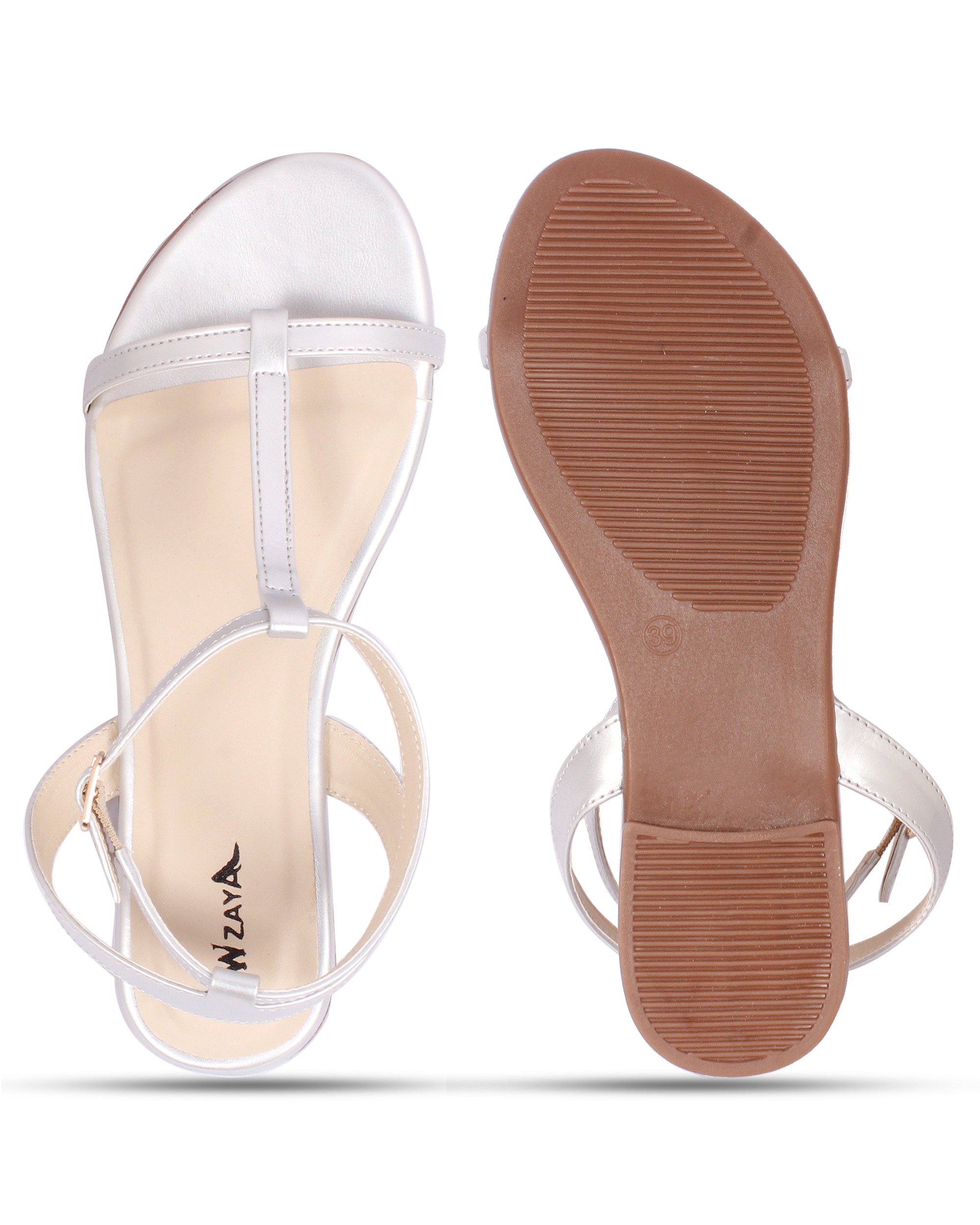 wzaya silver sandals