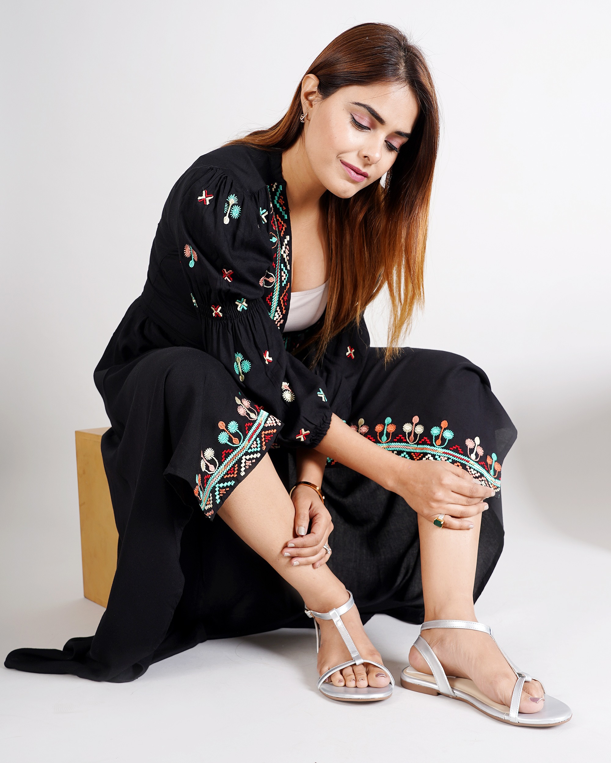 wzaya silver sandals