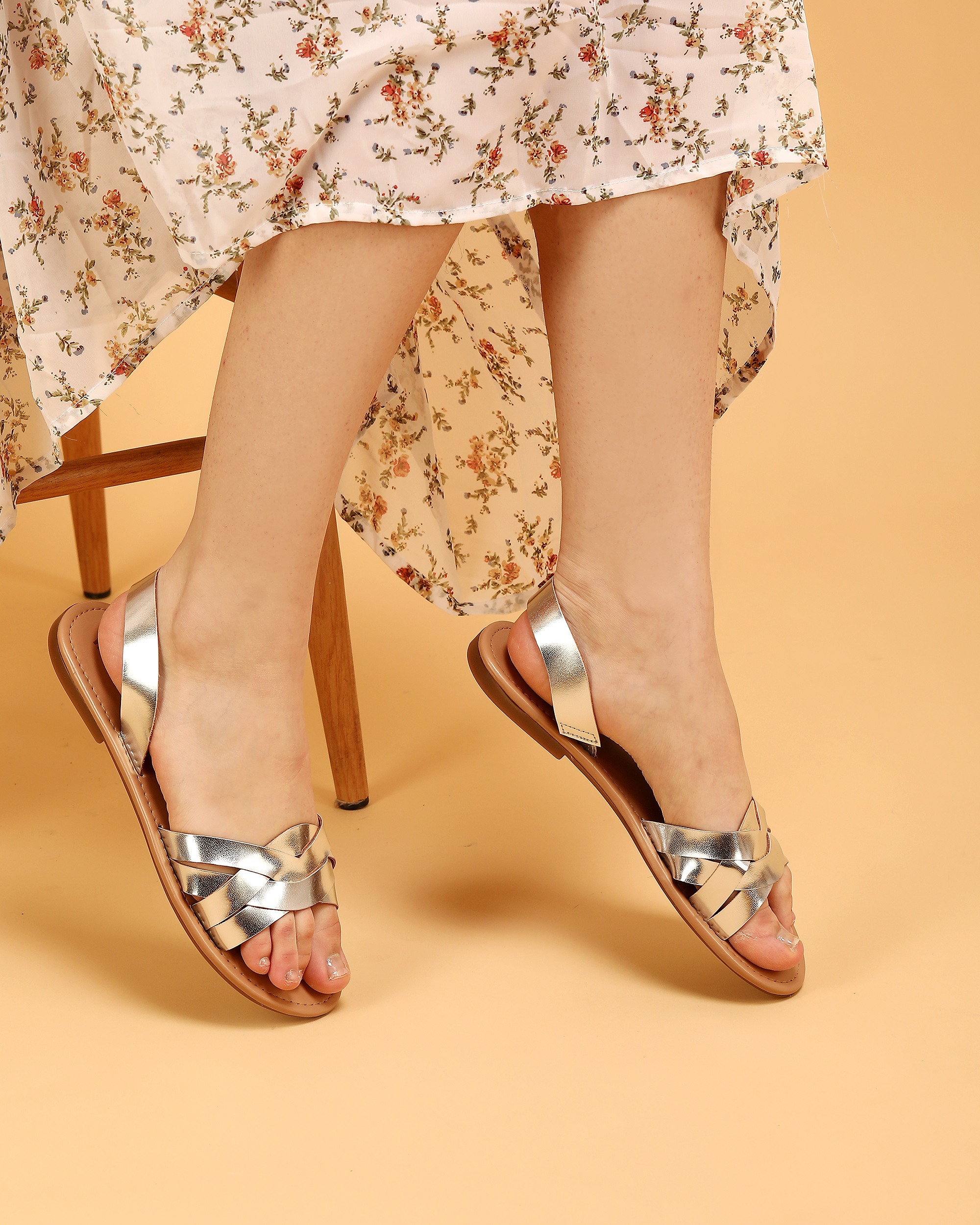 wzaya silver sandals